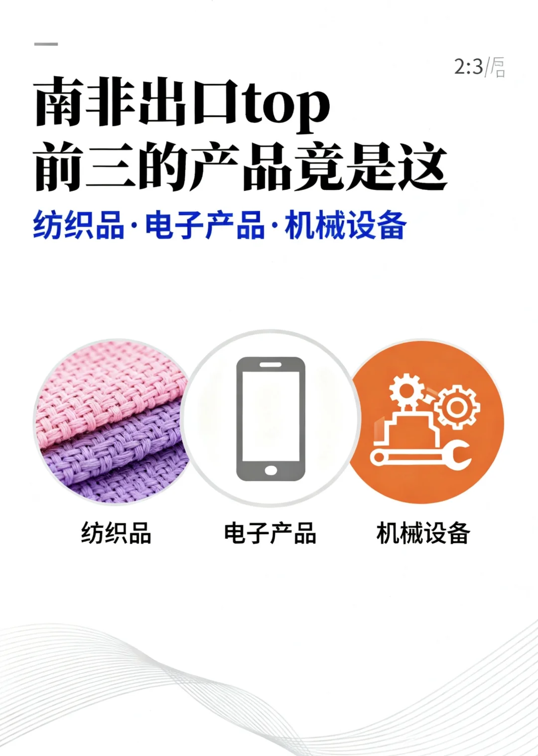 南非出口的top三是这