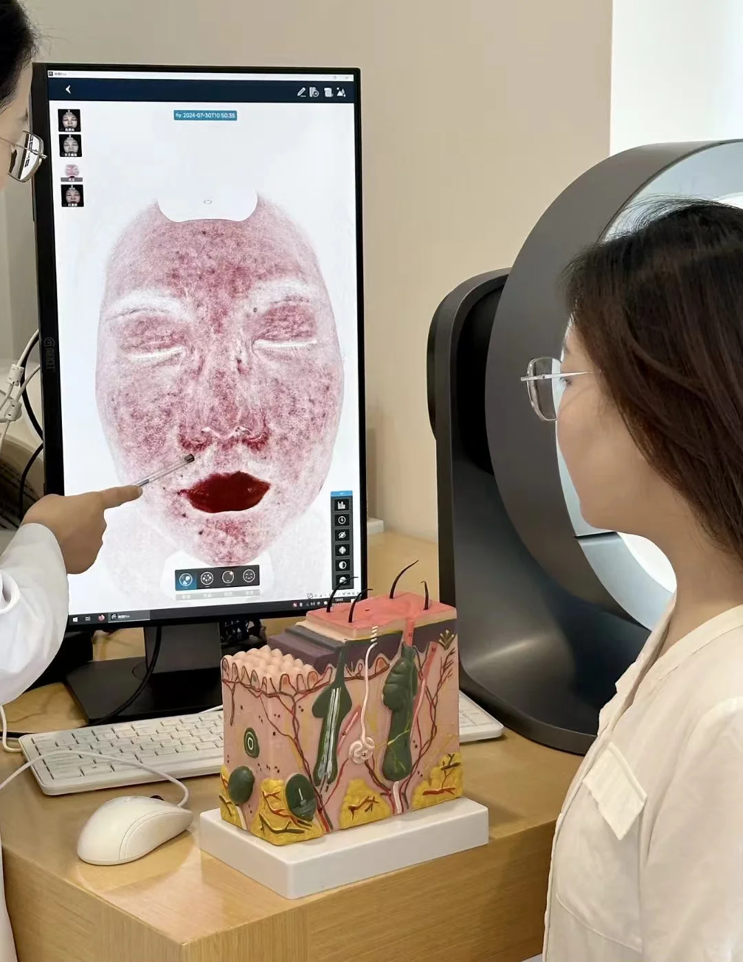 美测Pro-B皮肤检测仪，万元级别真香机