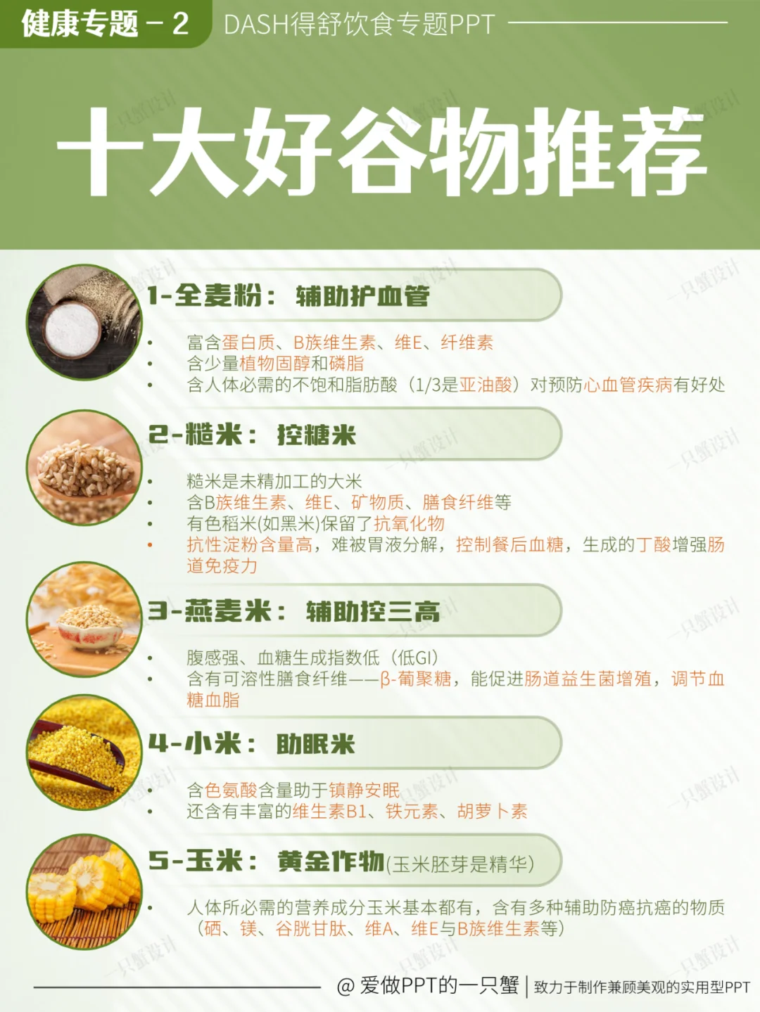 ?健康专题2-全谷物——健康的黄金钥匙