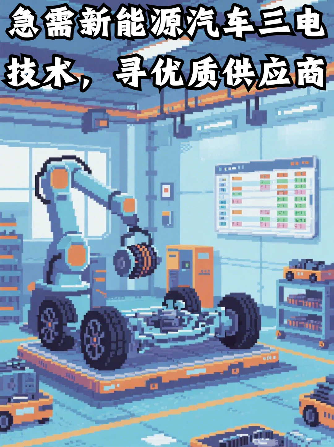 新能源汽车三电技术，寻优质供应商