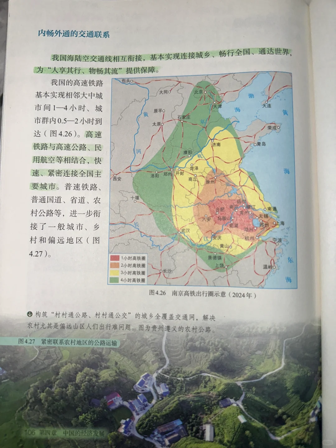 新版八上地理4.3交通运输笔记