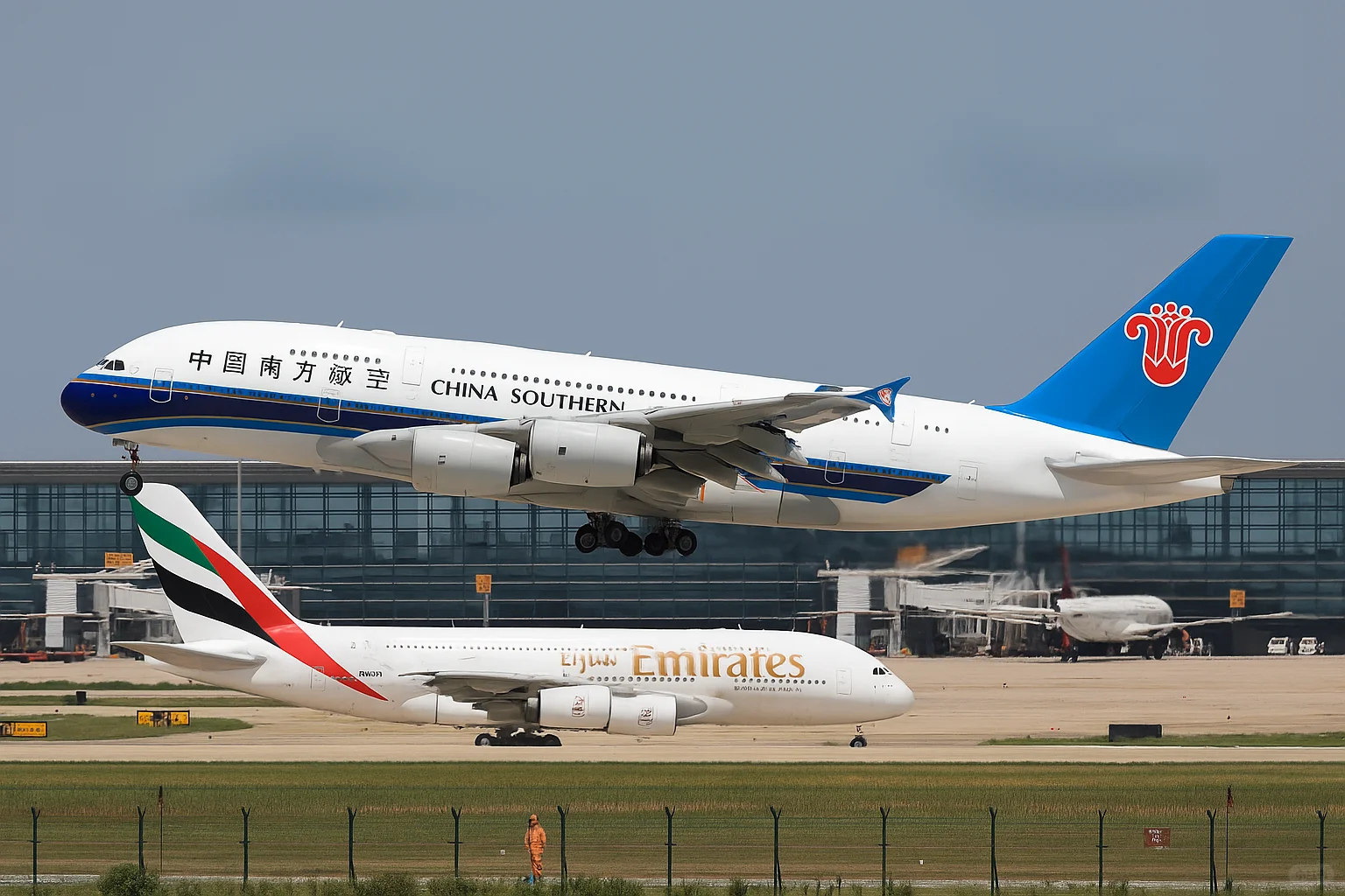南京同时开通多家航司A380执飞航线✈️