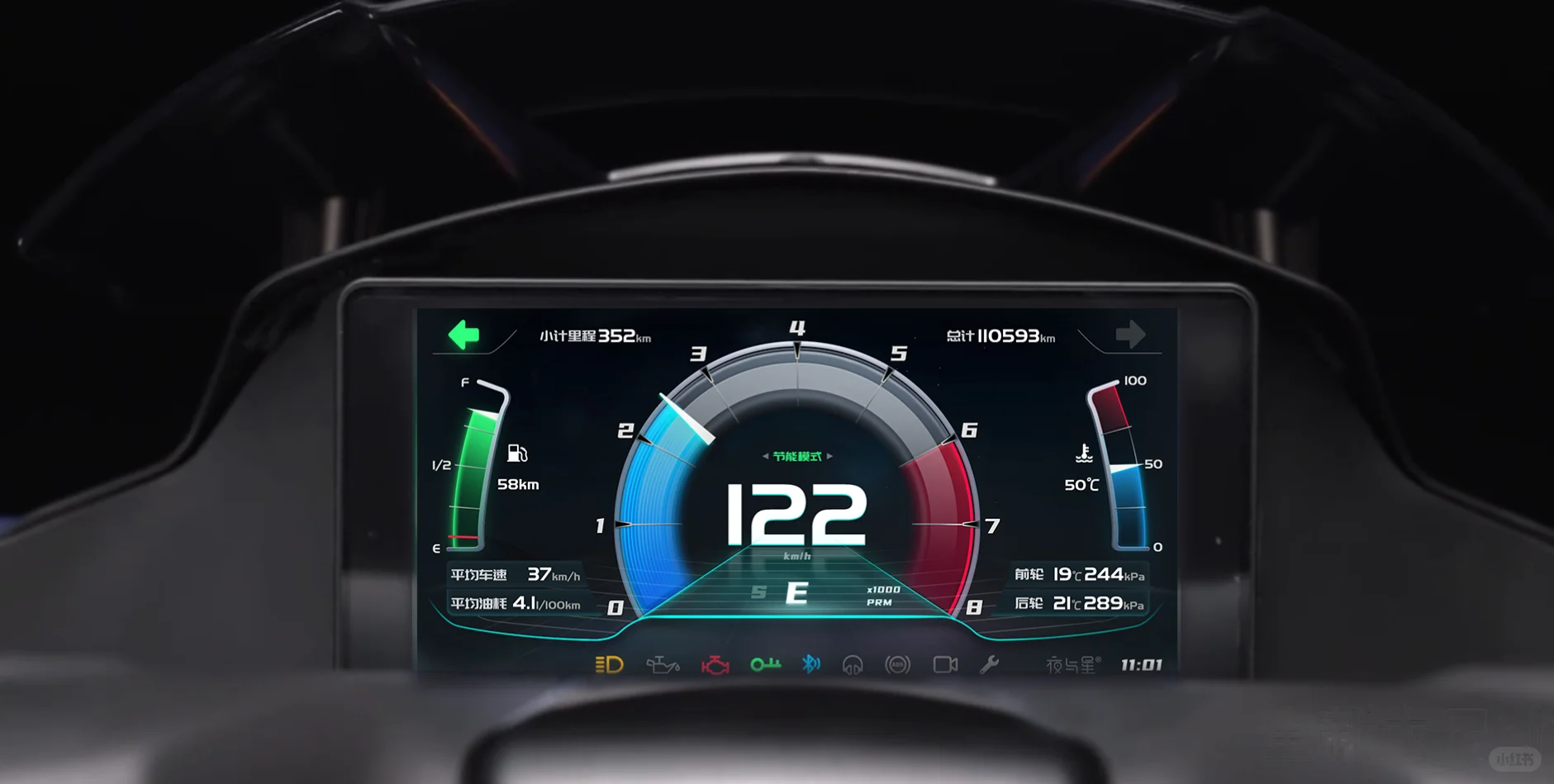 升仕全新仪表UI-科技主题1