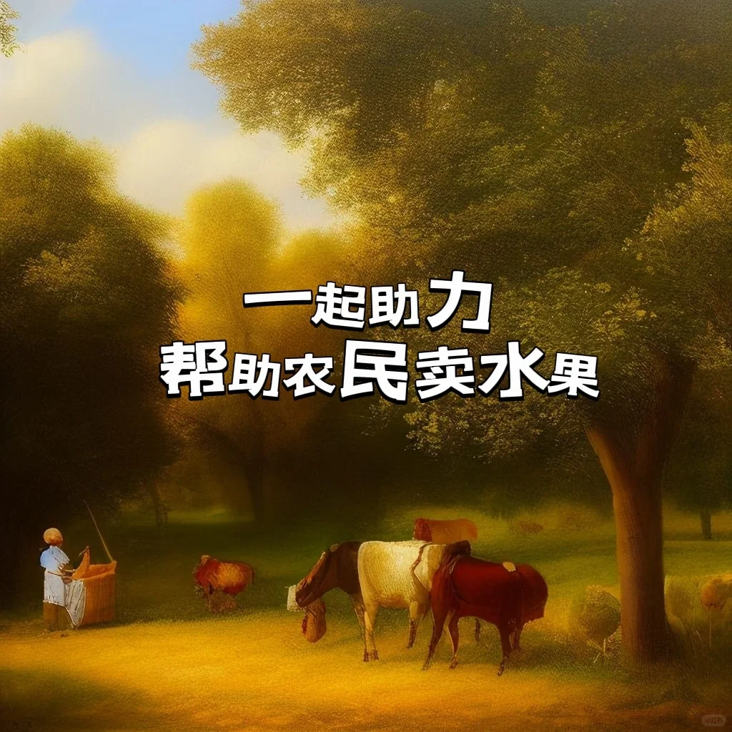 ?农民的水果，一起助力销路