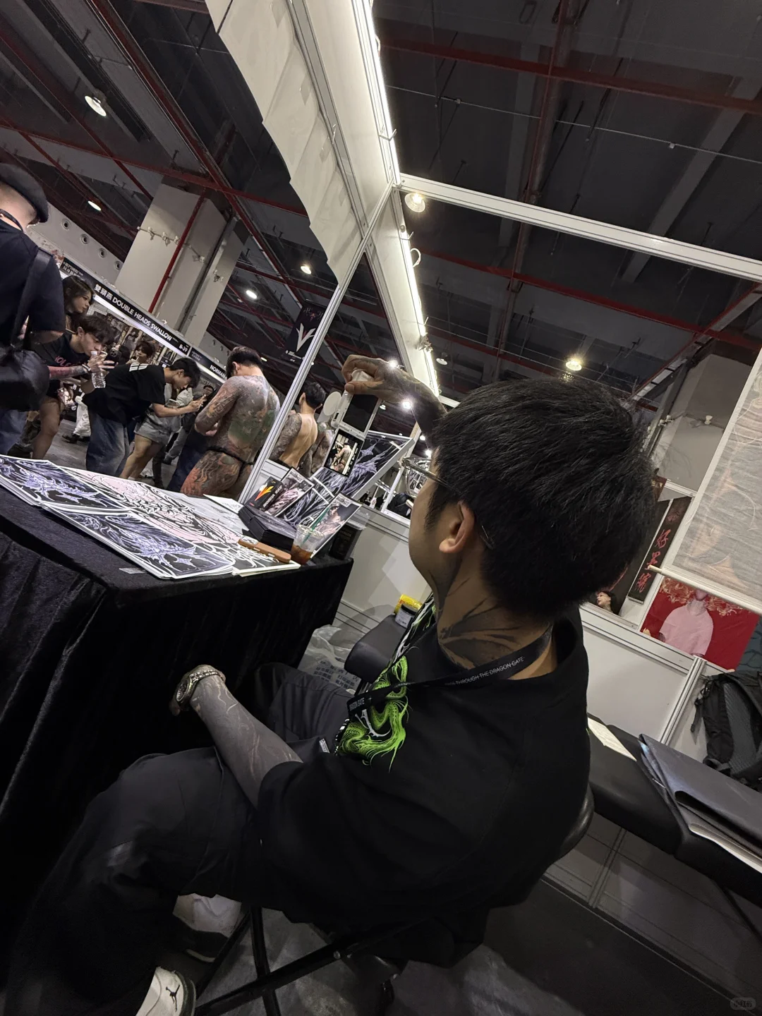 Day2 广州龙门纹身艺术节 展位日常～