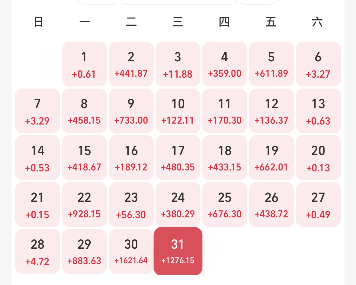 天天涨，我太稳了