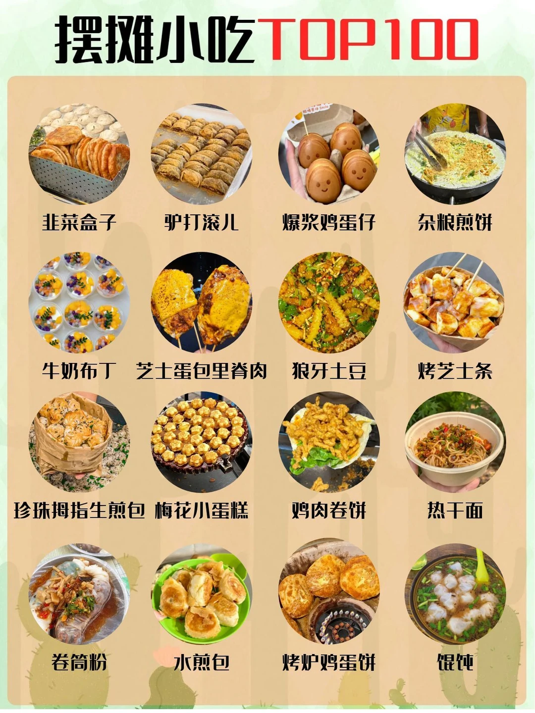 适合摆摊的小吃集合！