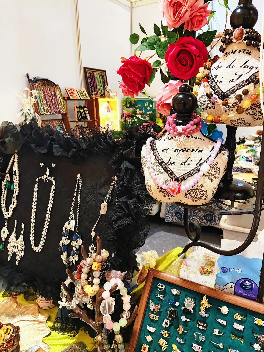 终于摆摊摆到了梅江会展中心