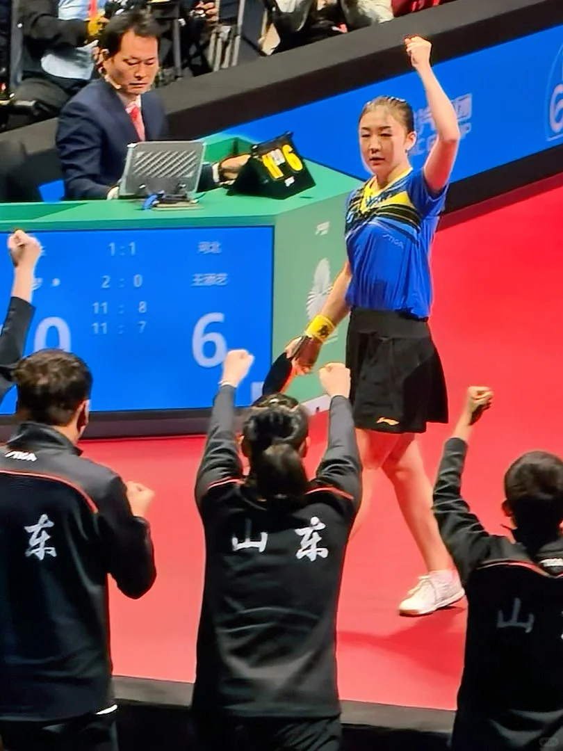 独家！！！陈梦&山东女团全运夺金现场直击?
