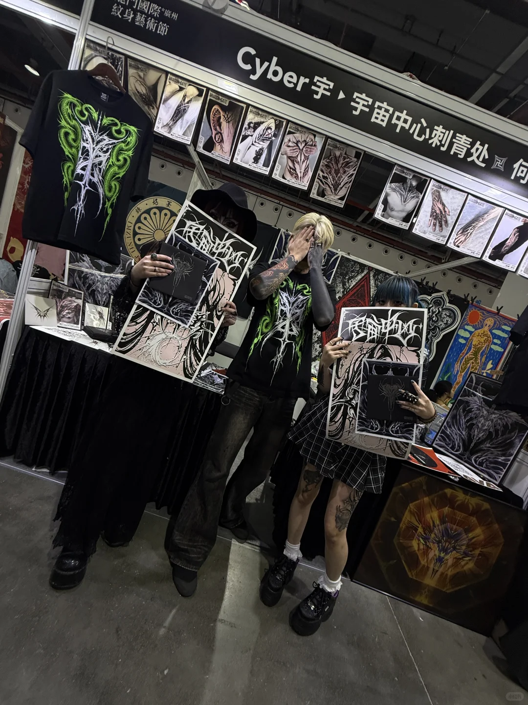 Day2 广州龙门纹身艺术节 展位日常～