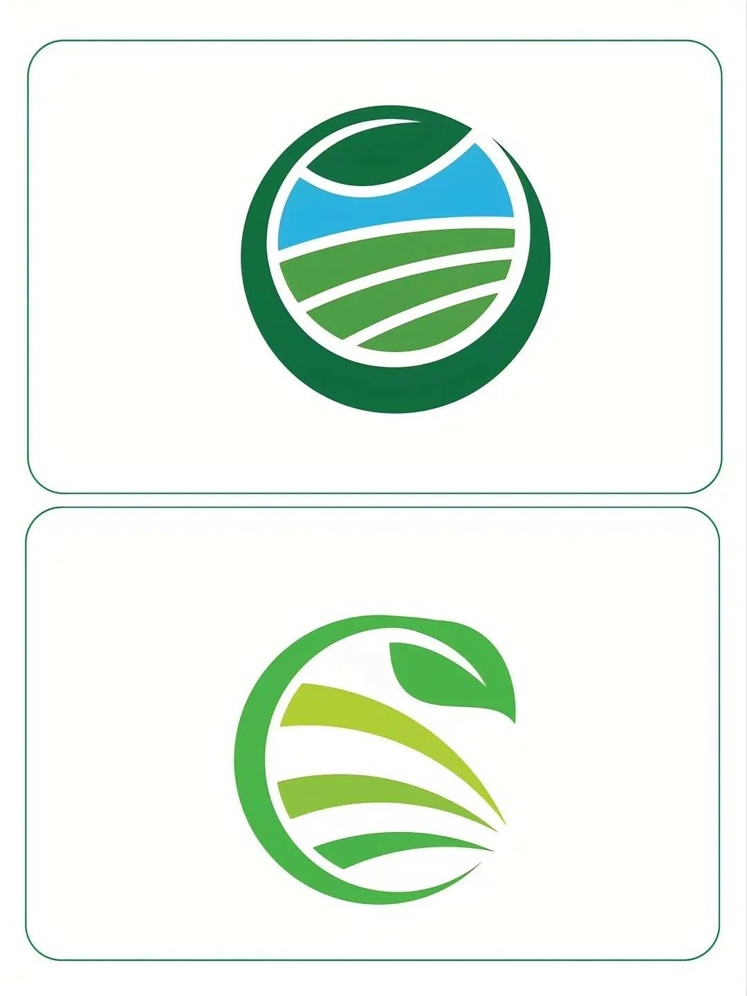 农业logo设计，传达农业的生机与活力