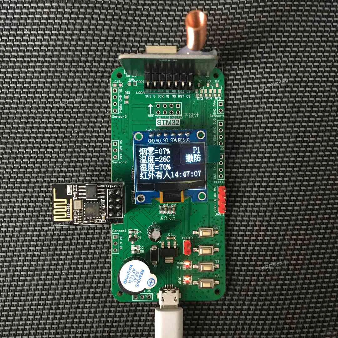 基于LoRa的小型仓储环境监测与安防联动系统