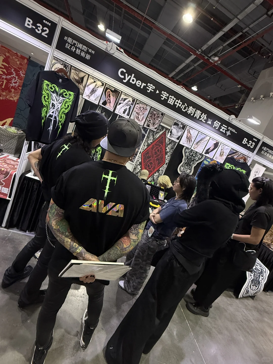 Day2 广州龙门纹身艺术节 展位日常～