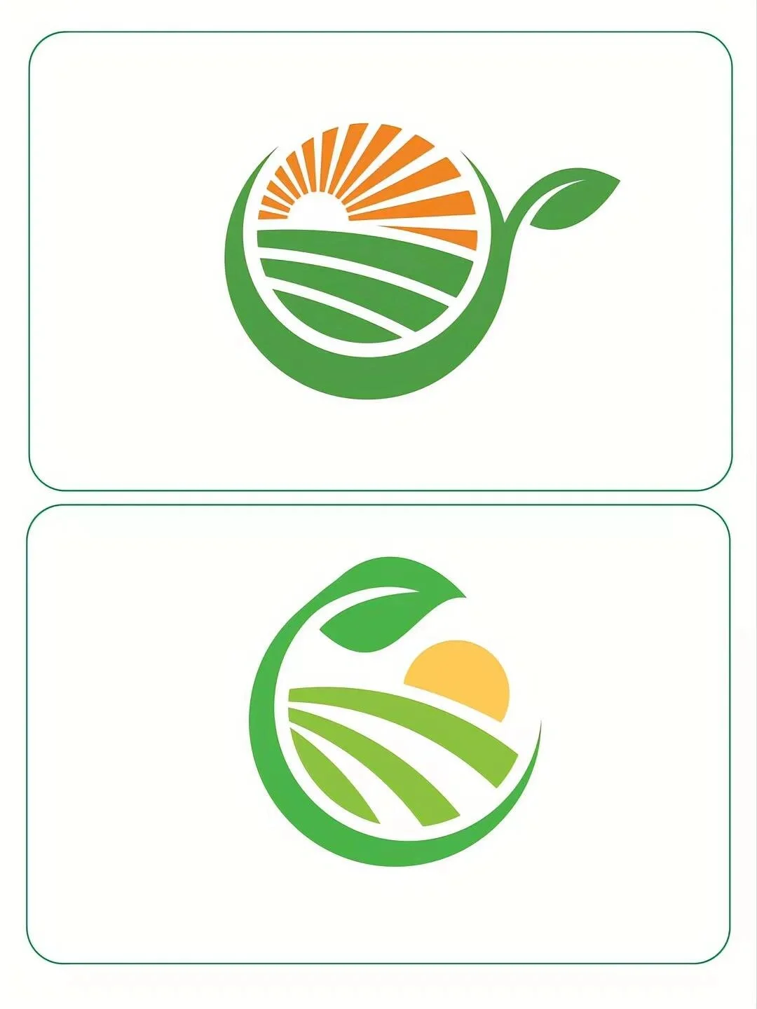 农业logo设计，传达农业的生机与活力