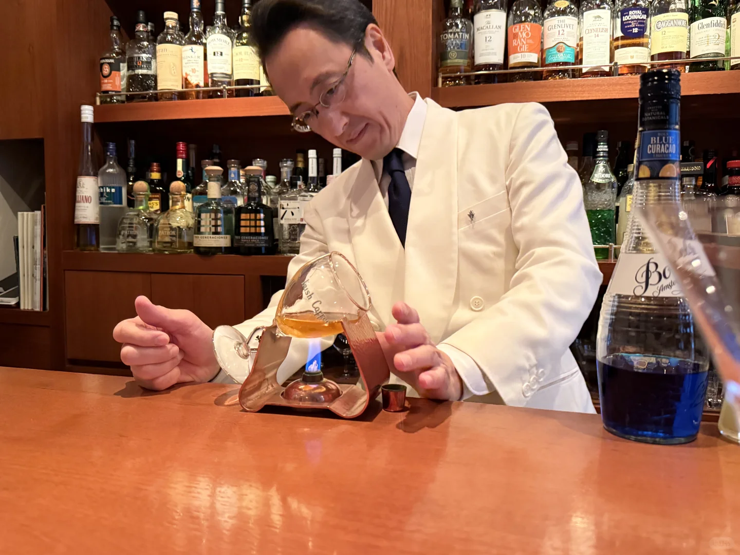 喝三个老大爷调酒有感