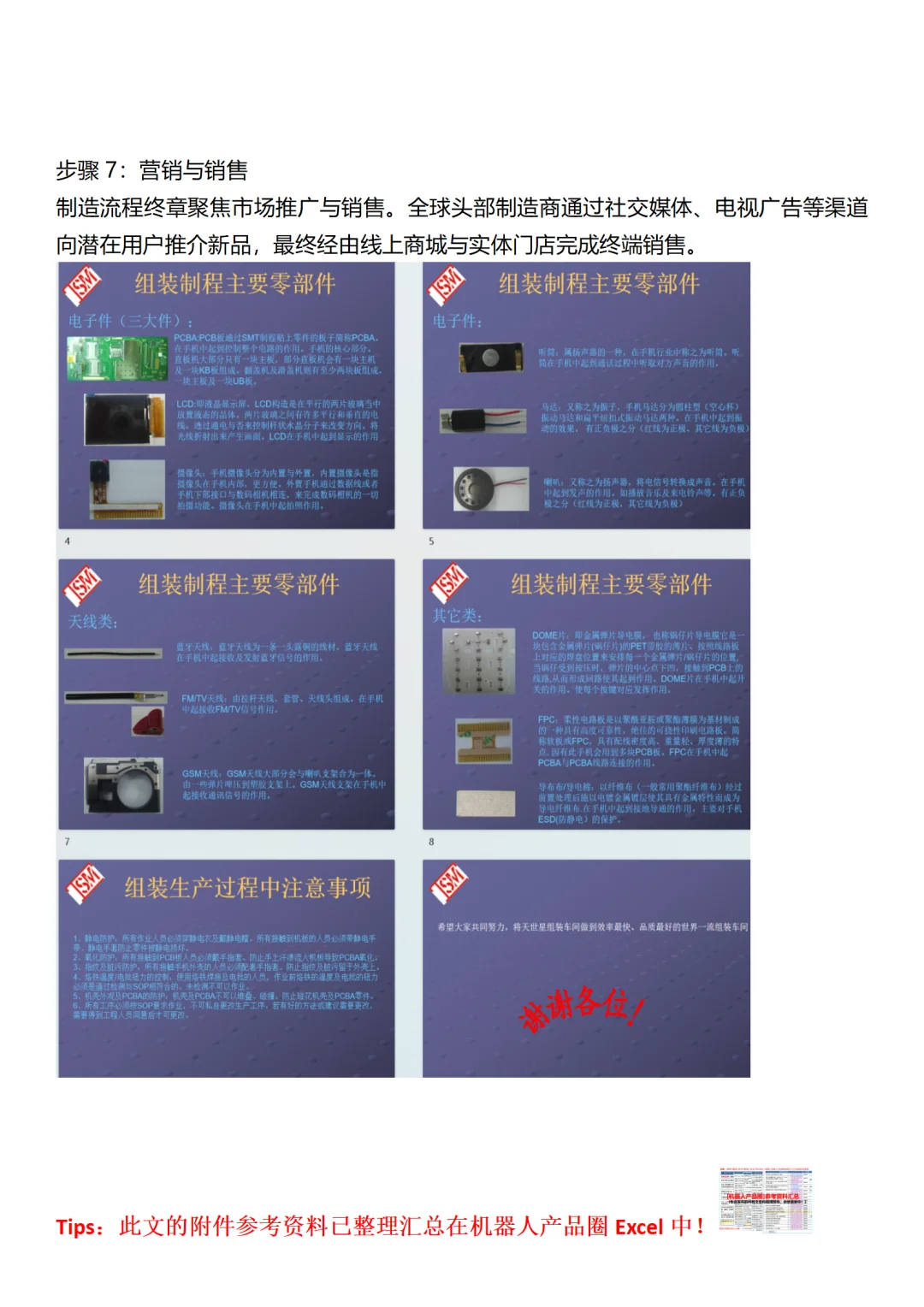 手机生产工艺知识汇总