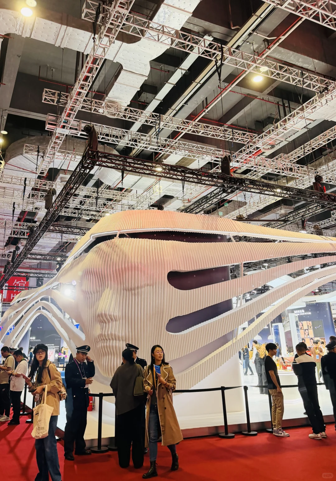 第八次进博会-见到了唐嫣！买了钻石！