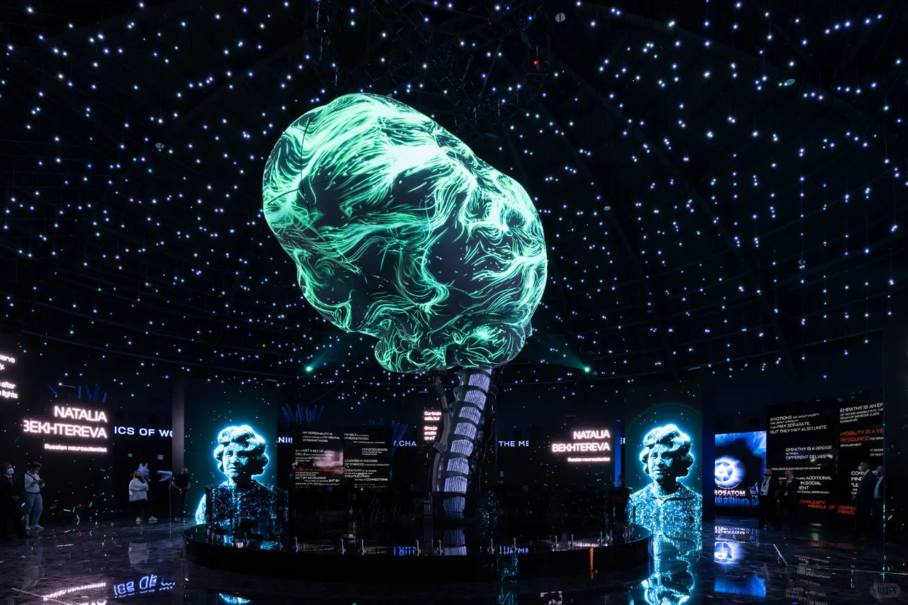 “神奇机械”的沉浸式互动装置｜俄罗斯馆