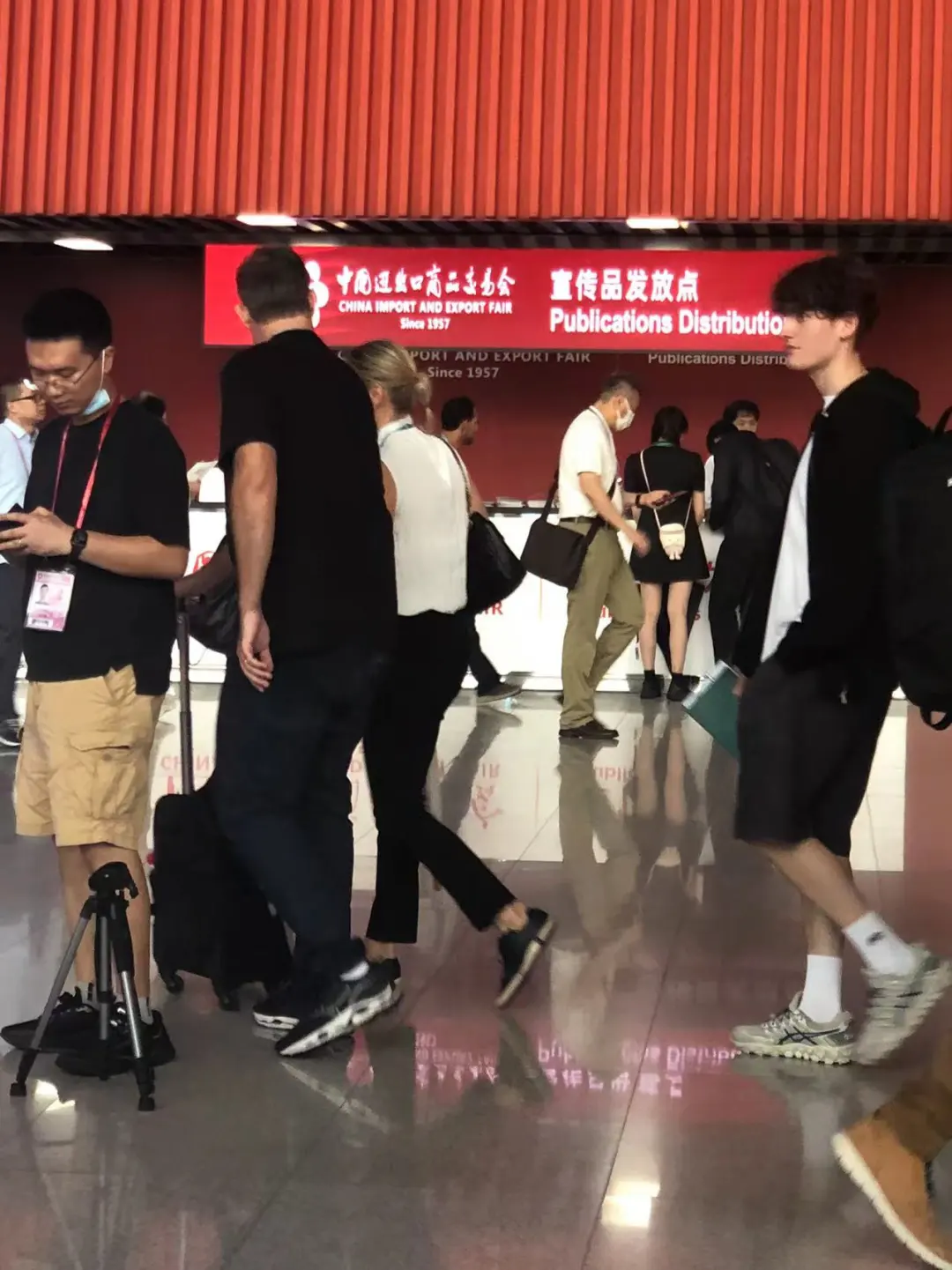 广交会遇到帅哥啦！