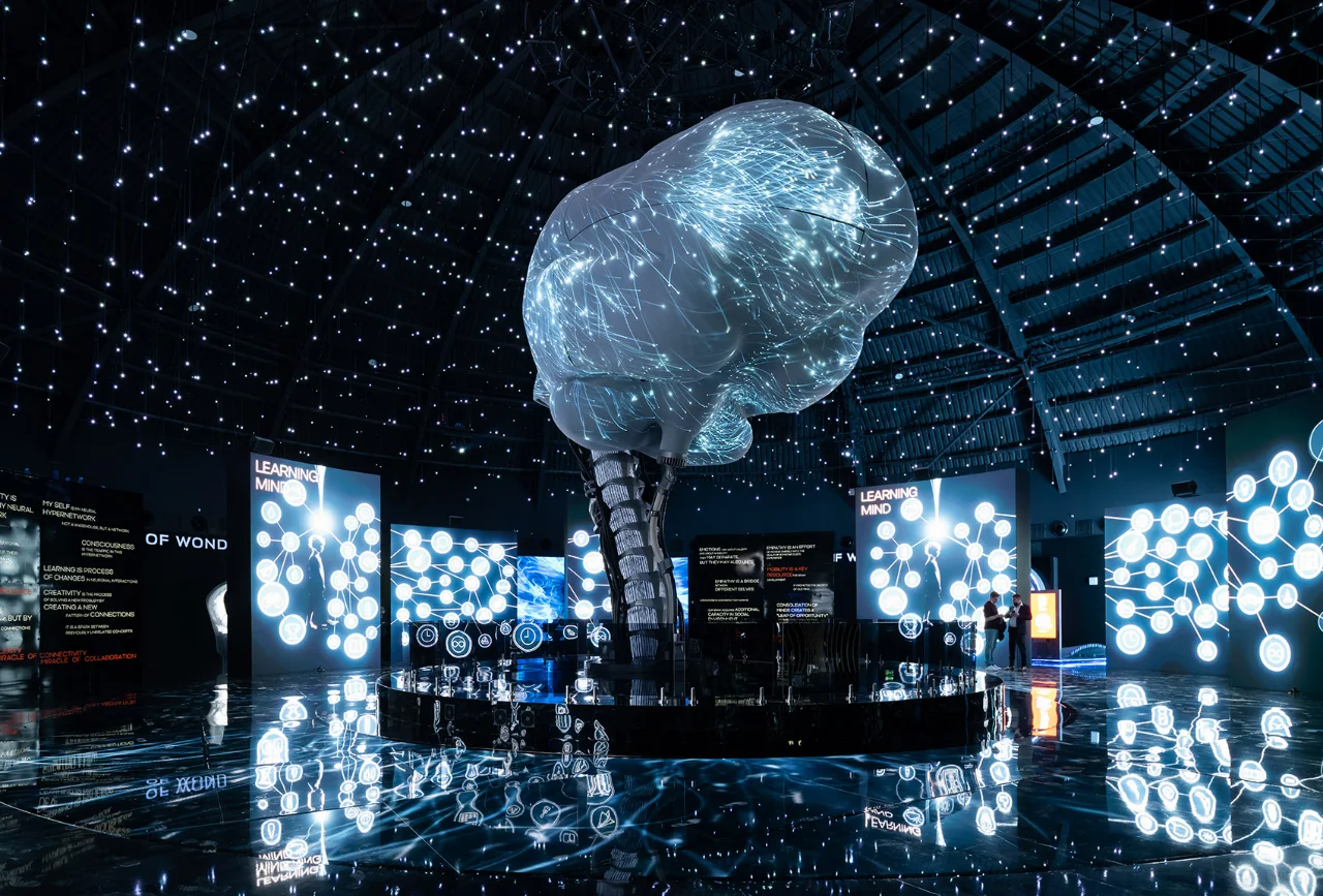 “神奇机械”的沉浸式互动装置｜俄罗斯馆