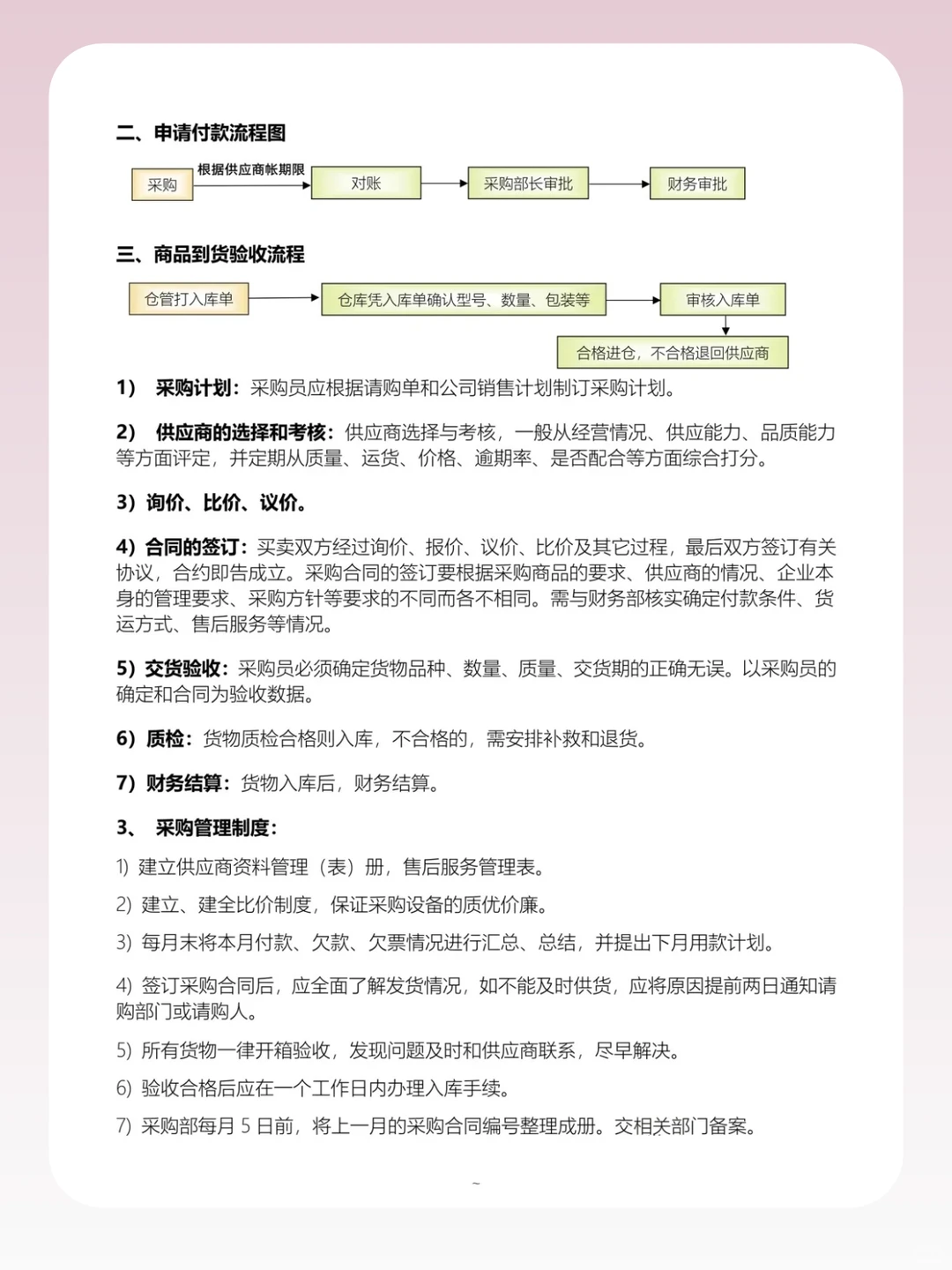 采购竟然连最基本的流程都不知道