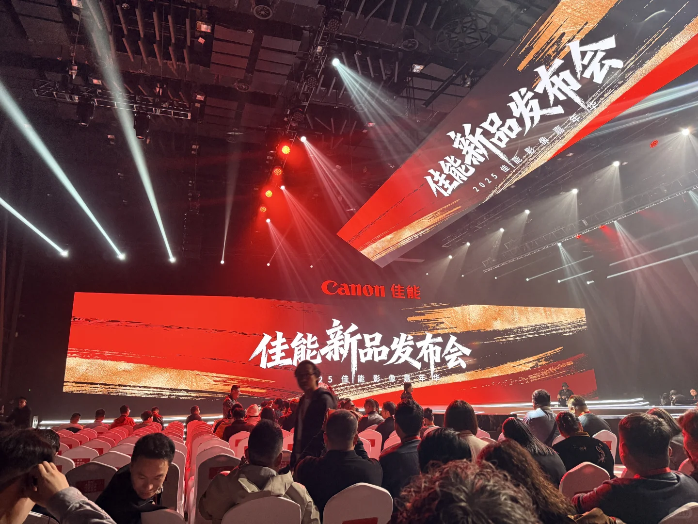 佳能新品发布会现场！RRMARK III