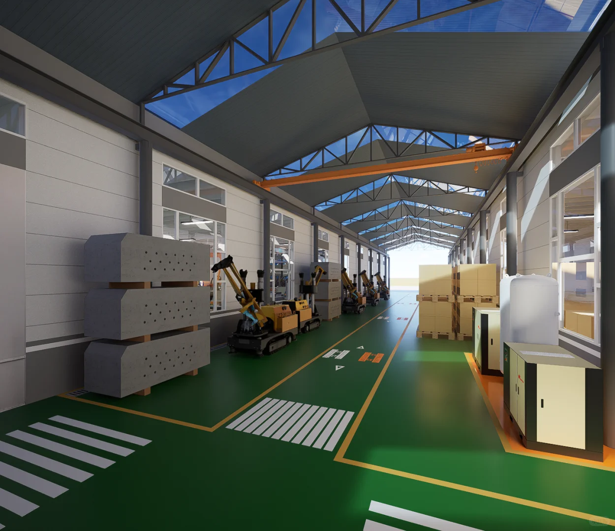 机械加工车间布局图