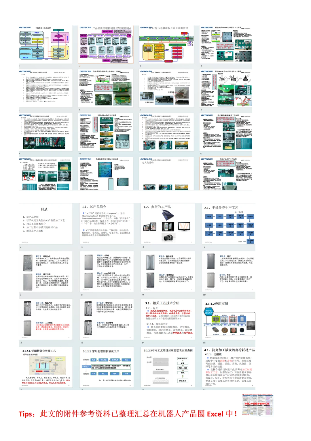 手机生产工艺知识汇总