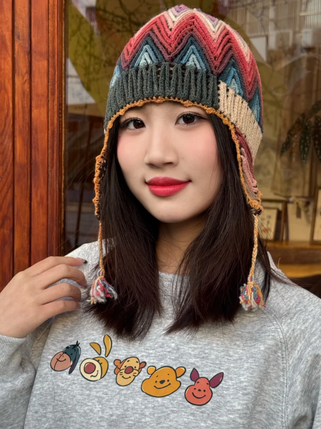 南美洲智利羊驼毛护耳帽 超超超好看?