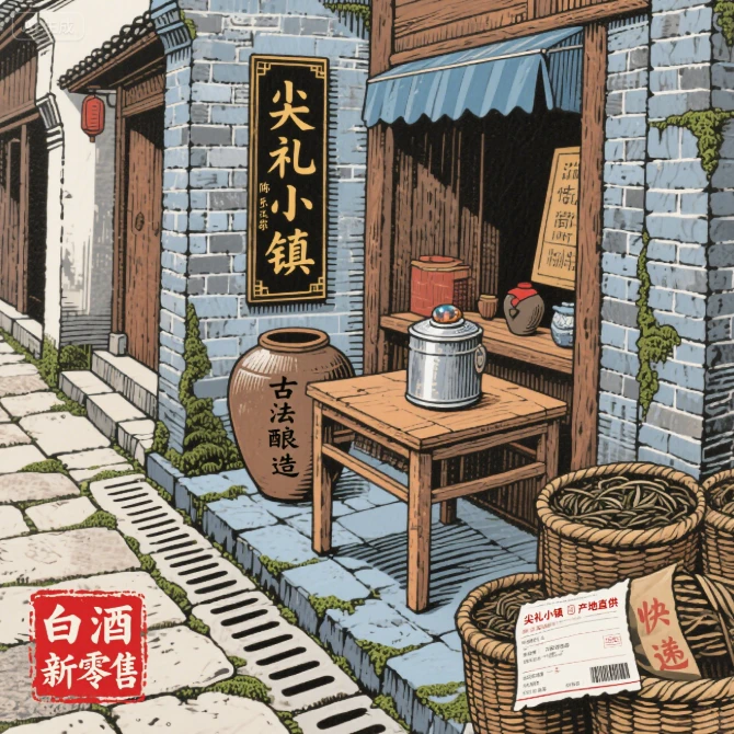 白酒批发零售新选择｜尖礼小镇帮你轻松搞定