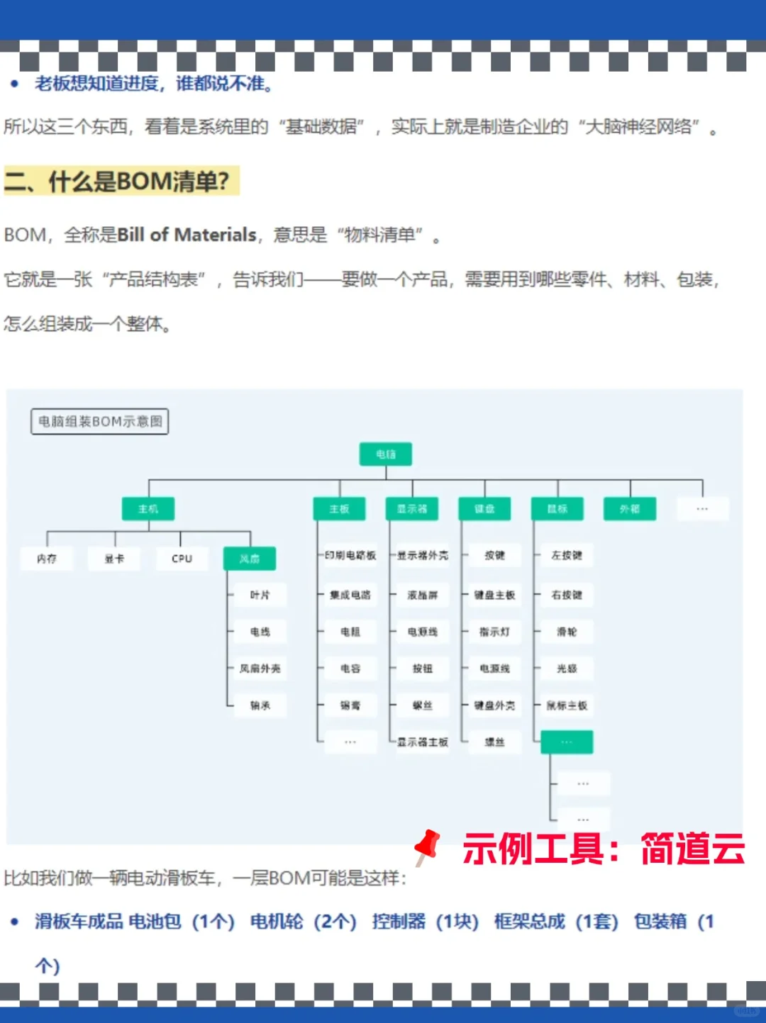 BOM清单、工艺路线、生产计划，有啥区别