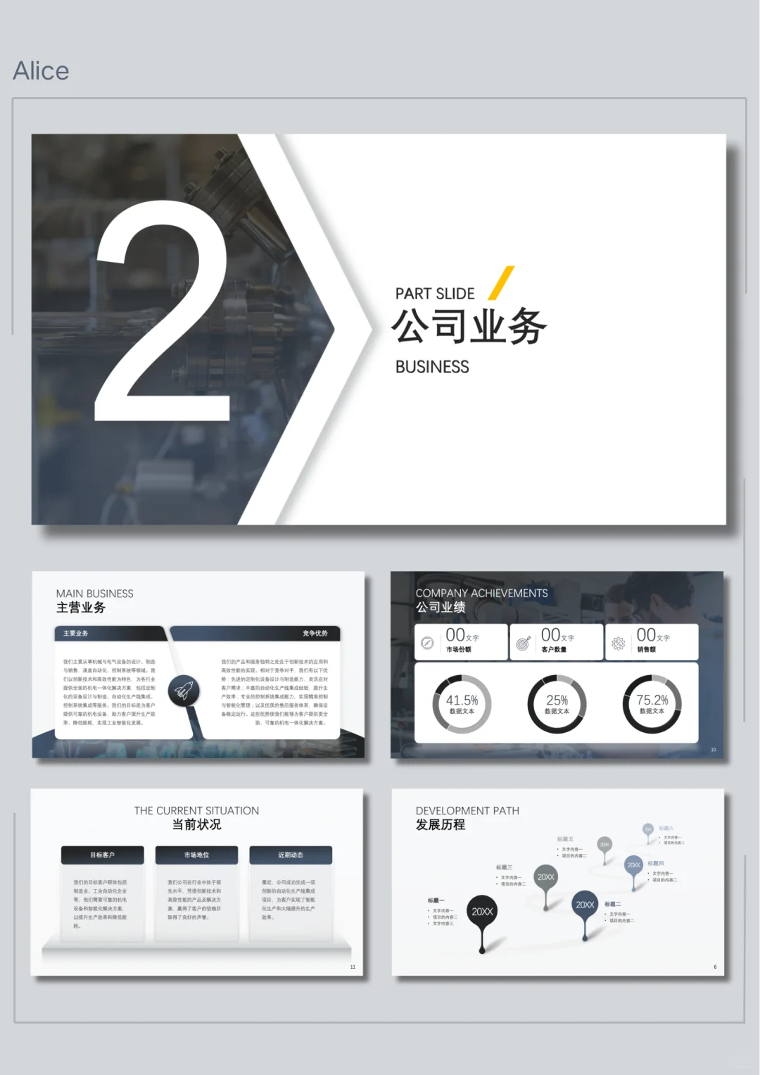 机电设备公司介绍PPT