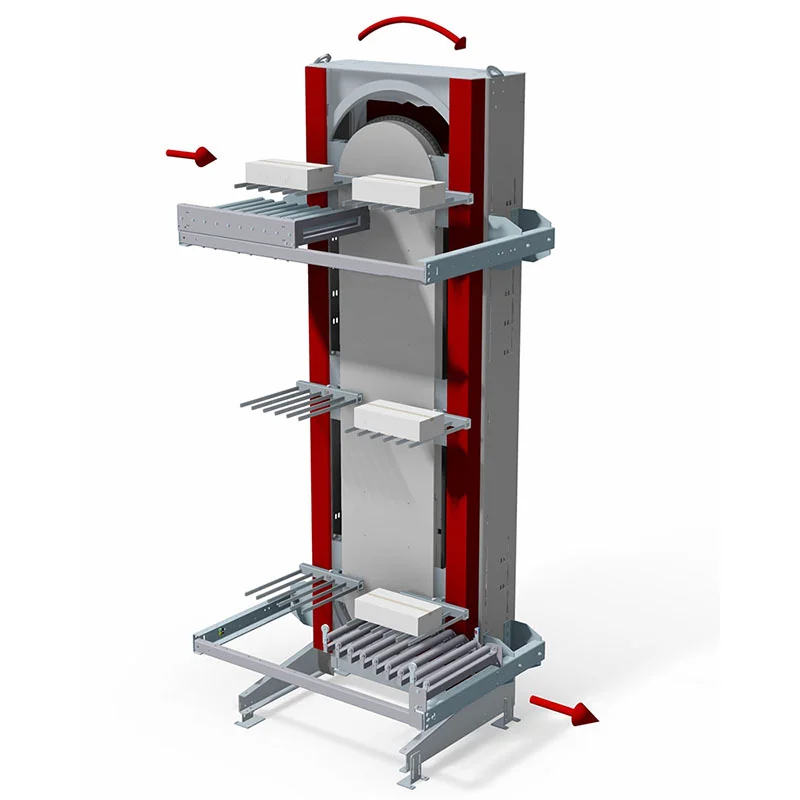 叉臂式循环提升机：驱动垂直效率的隐形引擎
