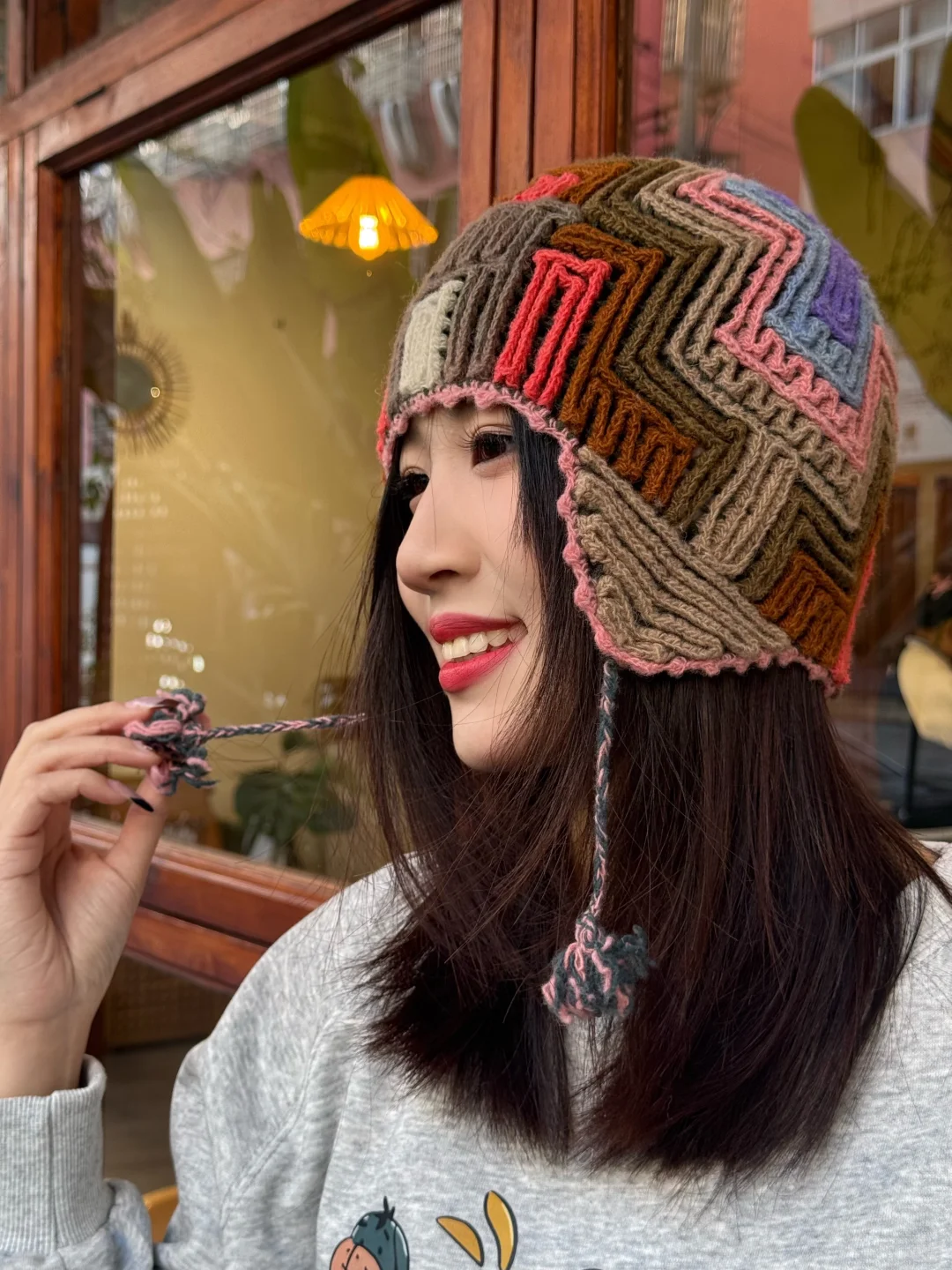 南美洲智利羊驼毛护耳帽 超超超好看?