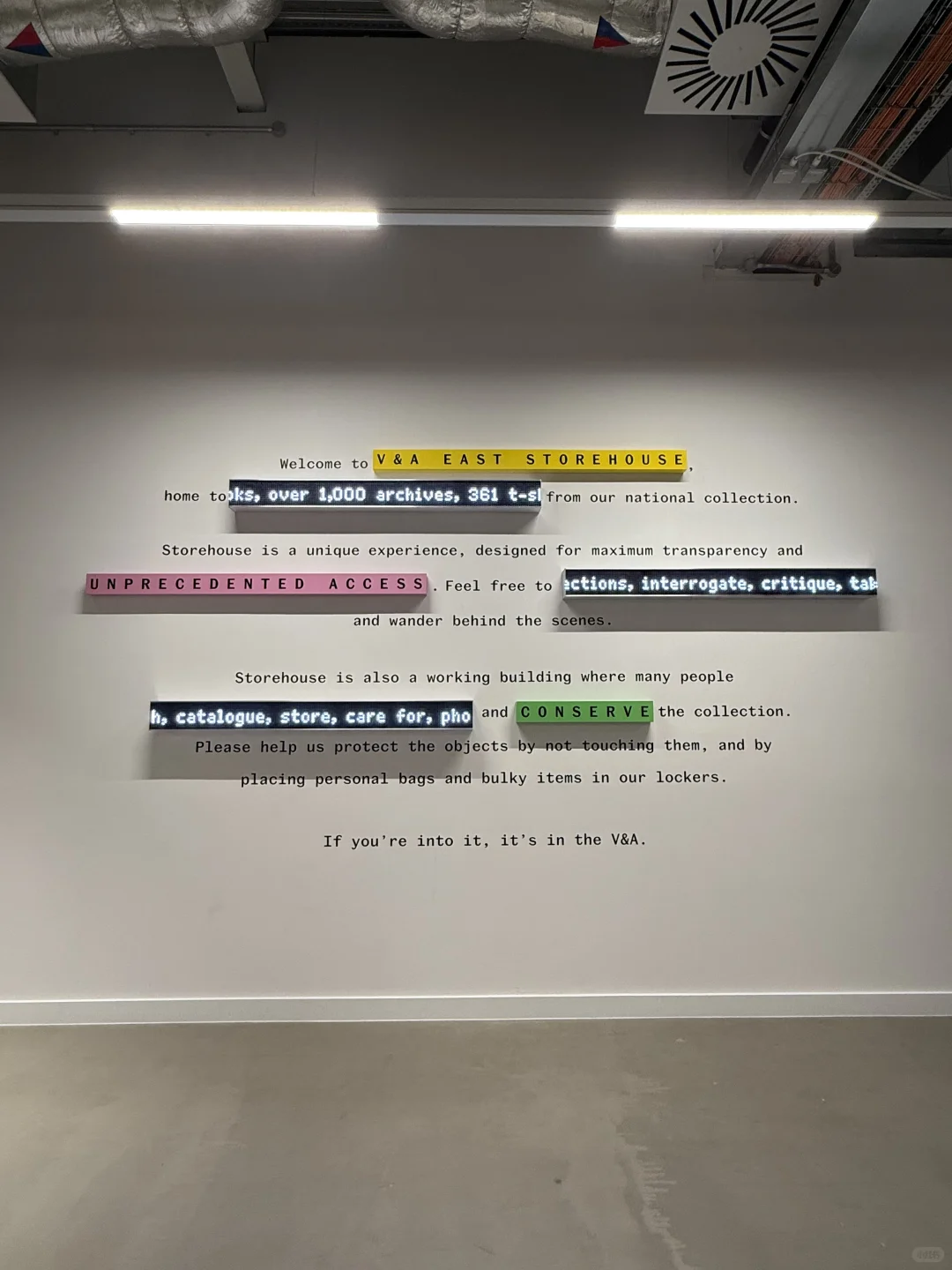 ??新开的V&A East Storehouse替大家去过