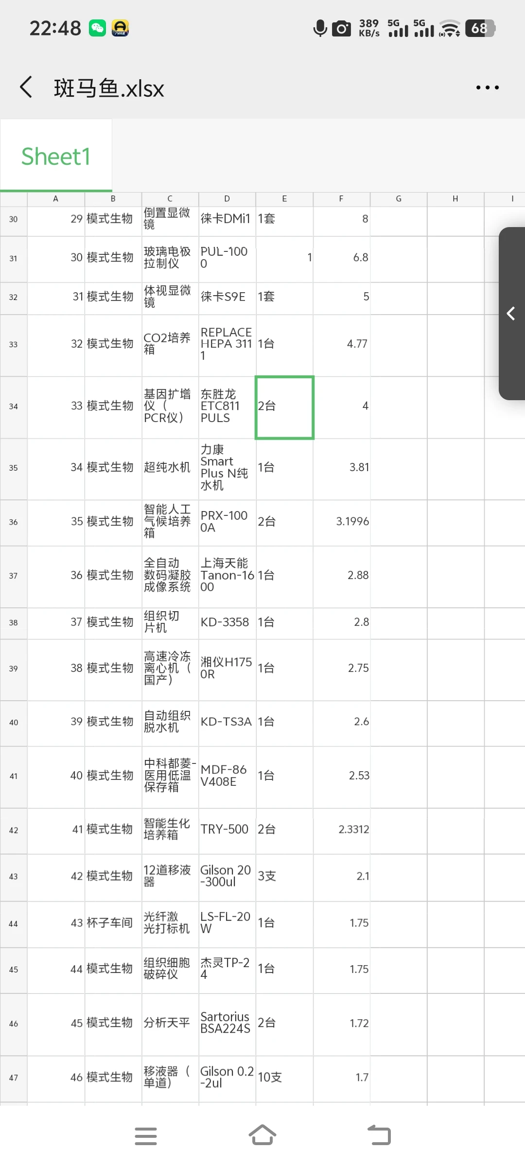 实验室科研设备仪器