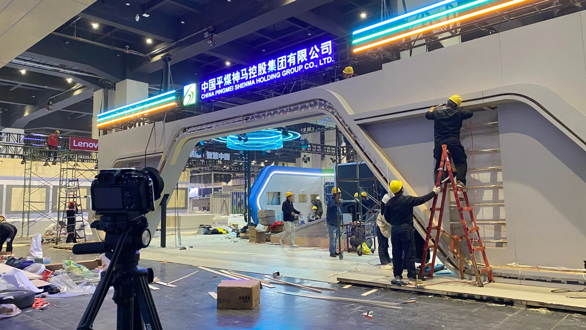 展会延时搭建拍摄