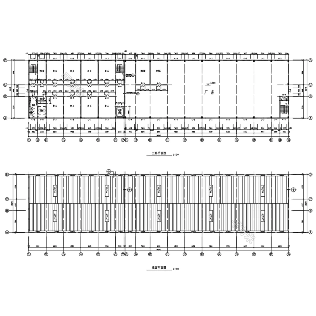 CAD|厂房车间CAD图库