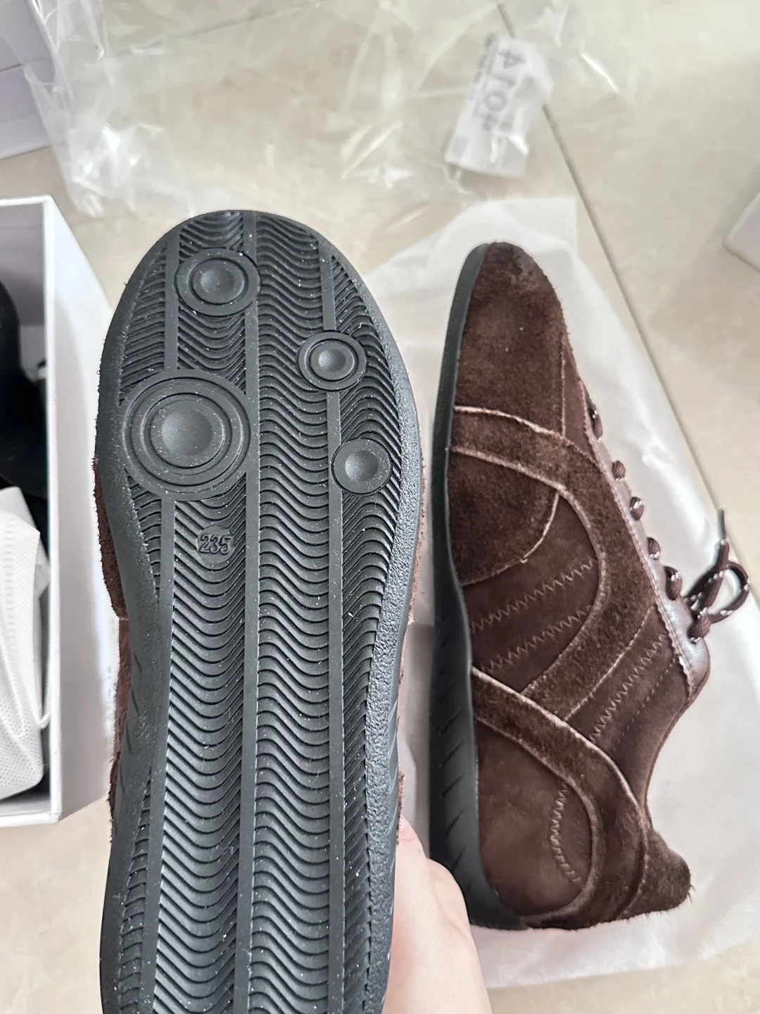 49.9拿下真皮德训鞋！清仓直播间购入