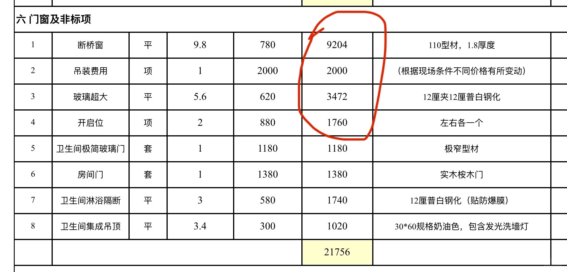 一万六的落地窗是不是太贵了？