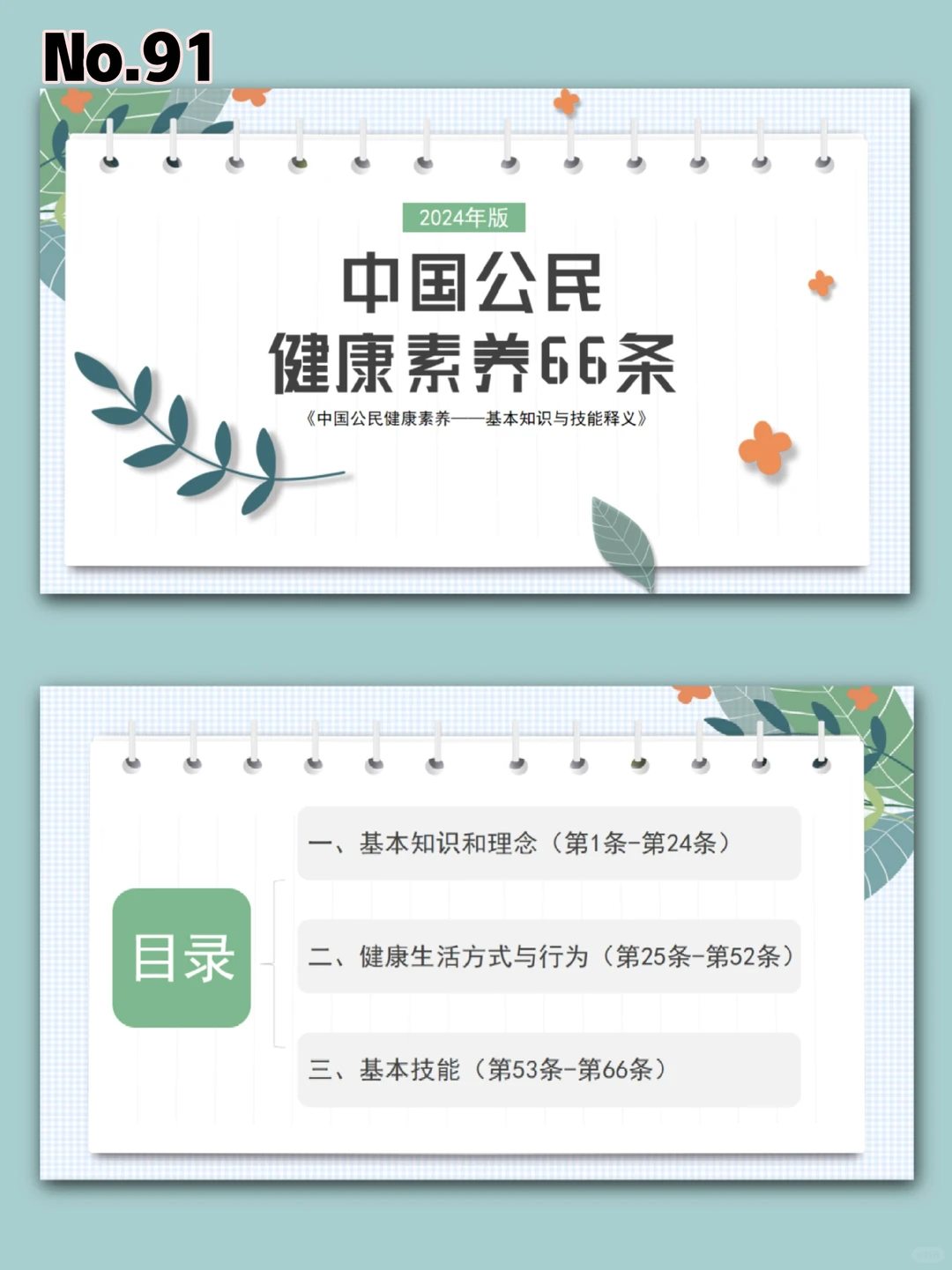 2024版中国公民健康素养66条