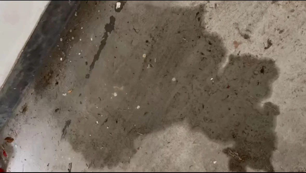 地热回填，“淹”了楼下的车库