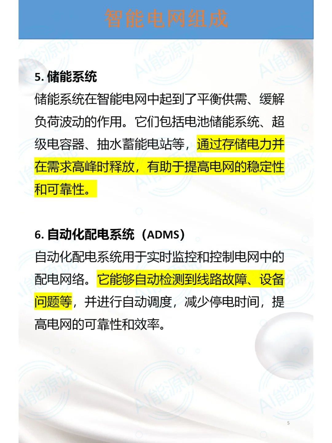智能电网纯干货输出！！！
