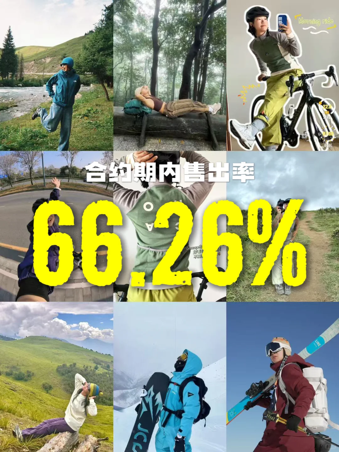 ? 34天，即可售出你的户外装备！