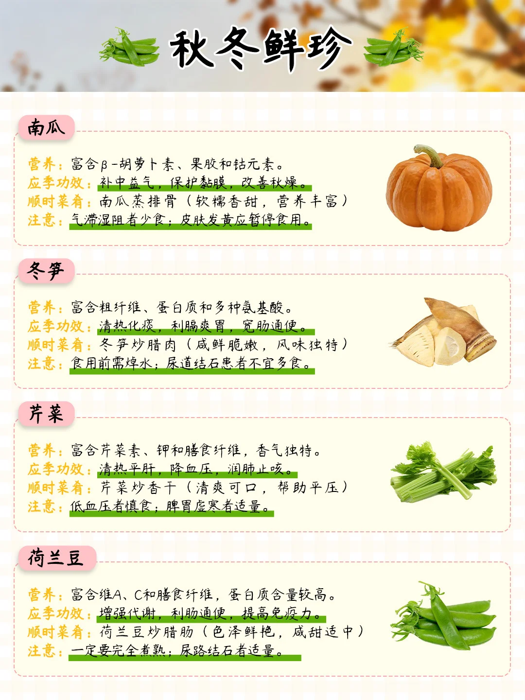11月吃什么蔬菜？顺时养生?暖身应季菜TOP16