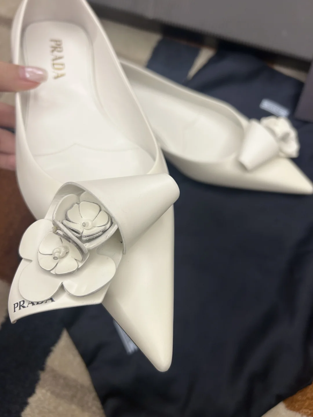 4500｜听说小红书出prada折纸鞋婚鞋很快