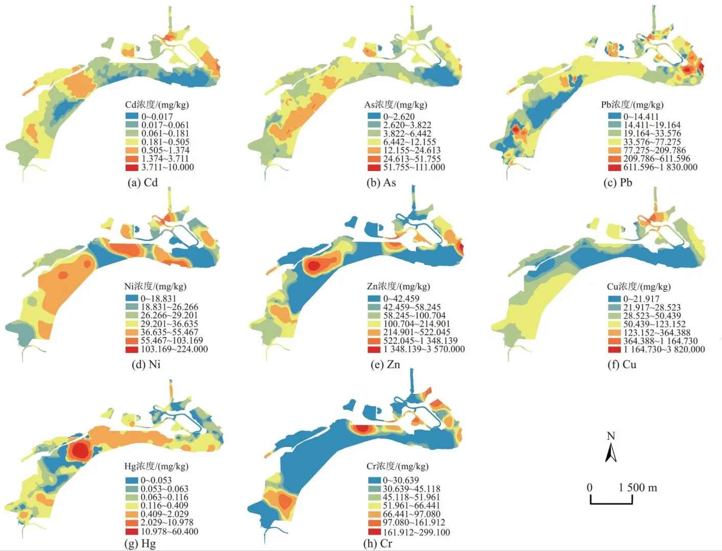 土壤重金属迁移模拟、地下水污染物运移预测
