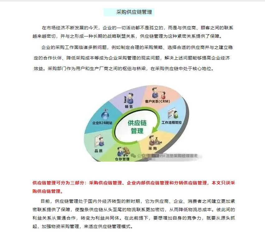 如何做好采购与供应链管理工作？