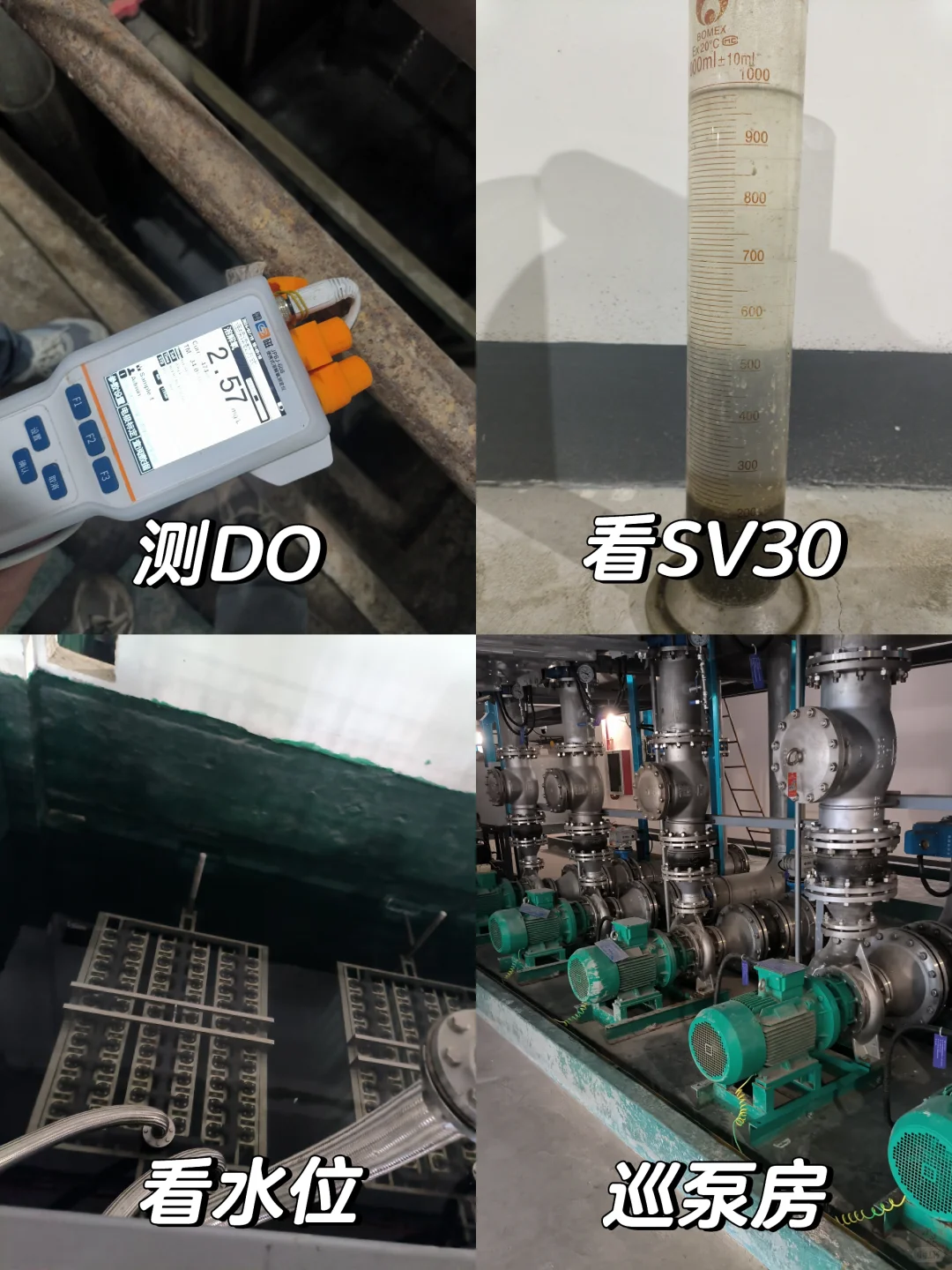 深职给排水大二下 污水处理操作工实习结束