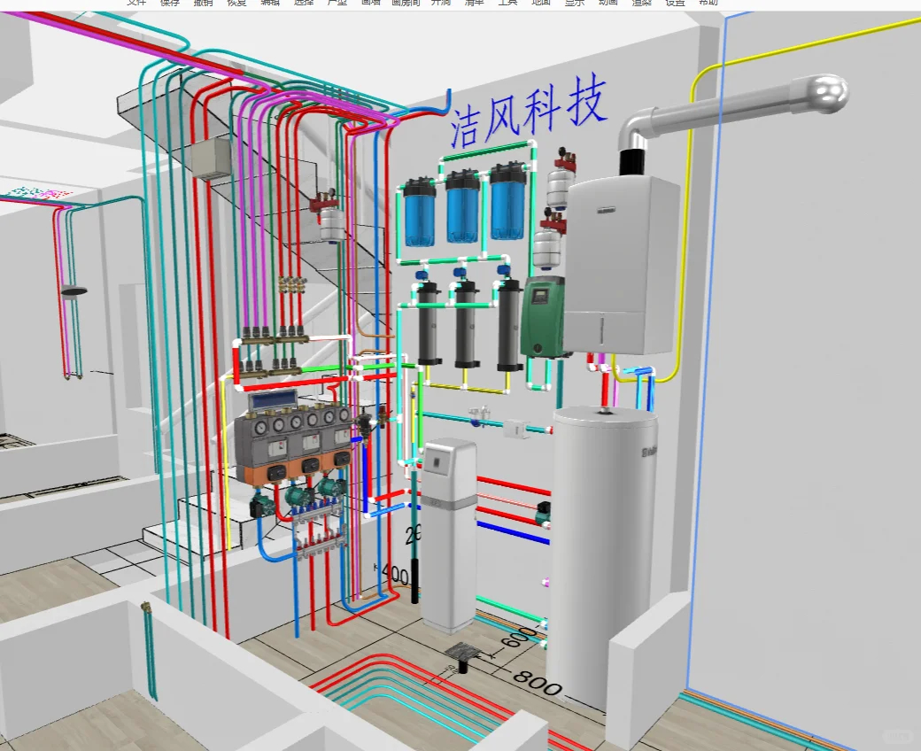 洁风科技—活水系统最佳水处理组合超级前置